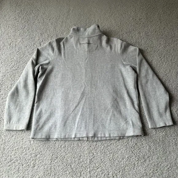 NEW Tommy Bahama Jacket Womens Extra‎ Large Gray Full Zip Sweatshirt Sweater - Picture 7 of 12